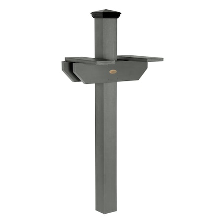 Highwood Usa Hazelton Poly Lumber Two-Sided Mailbox Post AD-MLBX2-CGE